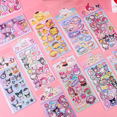Sanrio Kuromi Waterproof Stickers – Cute Cartoon Journal & Scrapbook Stickers for Girls