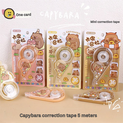 Capybara correction tape cartoon guinea pig high value correction tape student use large capacity stationery correction tape