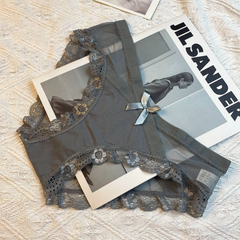 Sexy Lace Trim Cotton Triangle Panties for Women – Elegant French Style, Festive Wedding Underwear