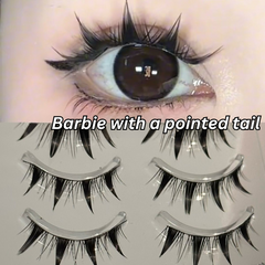 Big Eye Cat, Manga Barbie False Eyelashes -Segmented & Easy-to-Use for Beginners