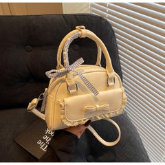 Minimalist Korean Style Small Crossbody Bag for Women – Fashion Handheld Square Purse