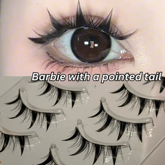 Big Eye Cat, Manga Barbie False Eyelashes -Segmented & Easy-to-Use for Beginners