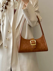 Elegant Vintage Baguette Bag – Fashion Shoulder and Handbag