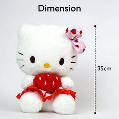 Hello Kitty Strawberry Plush Toy – Soft, Safe & Washable for Kids