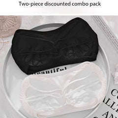 Strapless Padded Bandeau Bra with Cross Back Design