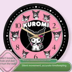Sanrio Kuromi Cute Cool Silent Quartz Wall Clock