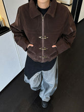 Vintage Suede Buckle Jacket