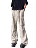 Retro Cargo Paratrooper Wide Leg Workwear Pants for Men