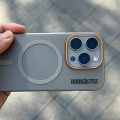 Ice Mist Frosted Magnetic Phone Case – Ultra-Thin Hard Shell with MagSafe Compatibility