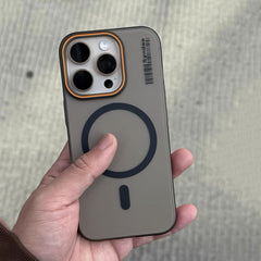 Ice Mist Frosted Magnetic Phone Case – Ultra-Thin Hard Shell with MagSafe Compatibility