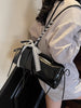 Women’s Bow Ribbon Shoulder Baguette Underarm Bag