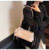 Women’s Bow Ribbon Shoulder Baguette Underarm Bag