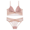 Wireless Lace Triangle Cup Minimizing Bra