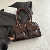 Retro niche underarm tote bag – large capacity shoulder purse