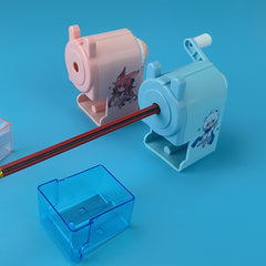 Durable Auto-Feed Manual Pencil Sharpener for Kids