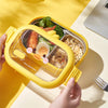 Cute Duck & Bee Stainless Steel Lunch Box 304 Insulated Large Capacity Bento with Compartments