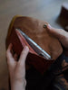 Women’s Vegetable Tanned Genuine Leather Long Wallet Envelope Clutch