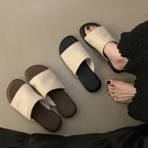 French Casual Open Toe Flat Non-Slip Beach Sandals - Flip-Flops for Women