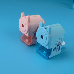 Durable Auto-Feed Manual Pencil Sharpener for Kids