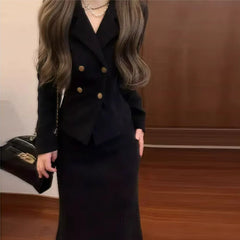 Elegant Luxe Two-Piece Dress Set for Women