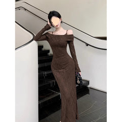 French Retro Elegant Slim Fit Bodycon Dress