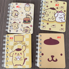 Pompompurin A7 Spiral Notebook – Cute Pocket Journal for Girls