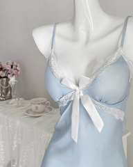 Sexy Floral Lace Camisole Nightgown