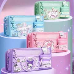 Sanrio Kuromi Large Pencil Case – Cute Stationery Bag for Girls and Students