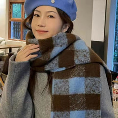 So Warm New Big Scarf for Women, Thickened Shawl, Dual-Use Versatile Korean Style Neck Scarf