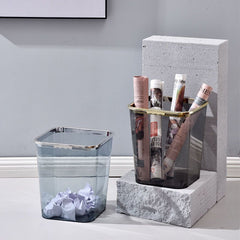 INS Style High-Quality Large Capacity Trash Can - Stylish Household, Bathroom, Kitchen, Toilet, Dormitory Use Dustbin