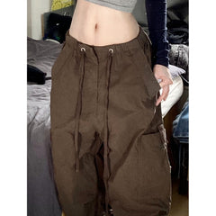 Japanese Vintage Casual Pants for Men & Women – High-Waisted Loose, Slimming Straight-Leg Wide-Leg Work Pants