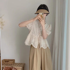 Salt Style Outfit for Slightly Chubby Women - Hong Kong-Inspired Two-Piece Set