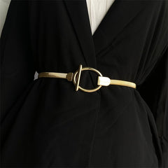 Gold Chain Belt for Women – Elastic Waistband for Dresses