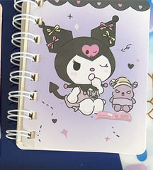 Kuromi A7 Spiral Notebook – Cute INS Style Thick Homework & Study Journal