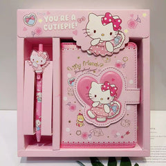 Sanrio Kuromi Cute Notebook Gift Set for Girls