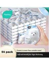 Zhihu Cloud Soft Baby Facial Tissues – Travel Pack Moisturizing Cream Tissues