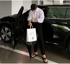 Black Draped Long Sleeve Shirt