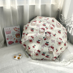 Hello Kitty Automatic Umbrella | Dual-Purpose UV Protection & Rain Shield, Cute & Stylish