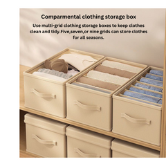 New Premium Hard Storage Box – Foldable PP Board Clothes and other Garments Organizer for Dorms and Wardrobes.