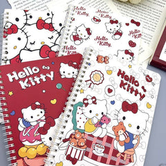 Cute Hello Kitty A5 Spiral Notebook Thick Pages Student Writing Journal