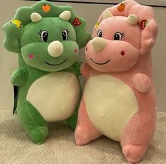 Cute Triceratops Dinosaur Plush Toy Stuffed Animal