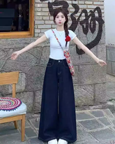 High Waist Wide Leg Jeans for Women