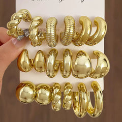 Gold Water Drop Hoop Earrings – Minimalist Luxe Huggie Hoops for WomenGold Water Drop Hoop Earrings