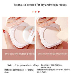 Novo Setting Powder: Oil-Control, Long-Lasting, Waterproof Perfection for All Skin Types – Ideal for Mixed Oily Skin. A Must-Have Touch-up Solution for ladies