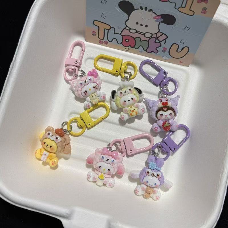 Cute Sailor Moon Keychain – Korean INS Style Girly Car Keychain for Couples