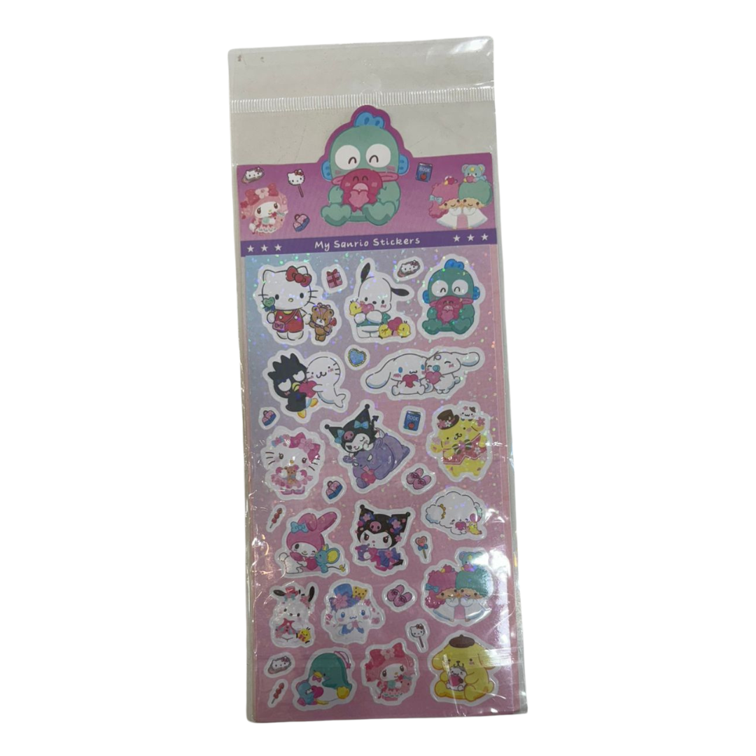 Sanrio Kuromi Waterproof Stickers – Cute Cartoon Journal & Scrapbook Stickers for Girls