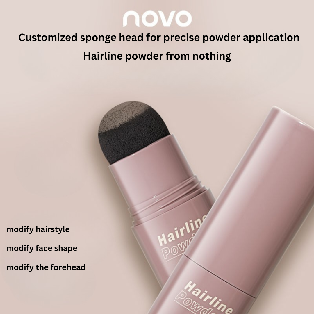 NOVO Hairline Powder - Waterproof & Sweatproof Hairline Filler for Contouring