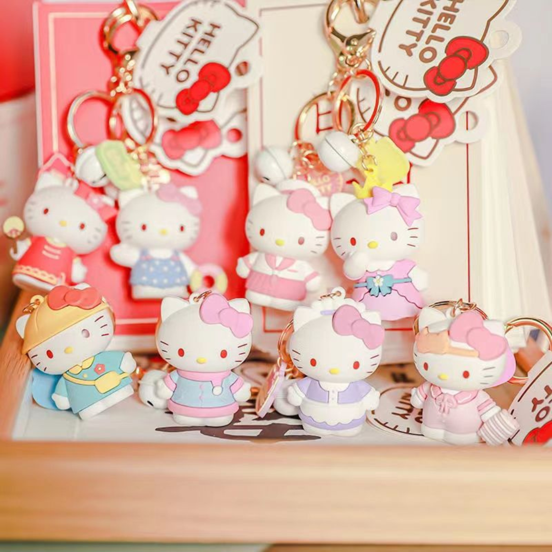 Cute Hello Kitty Car Keychain - Creative Kitty Charm