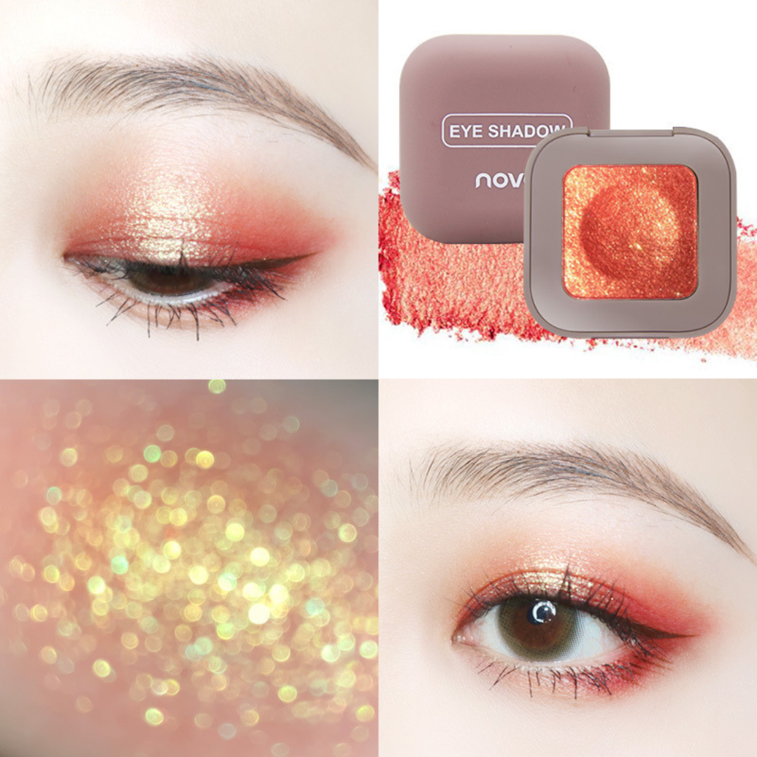 NOVO keyboard fingertip cool eye shadow matte high flash mashed potato texture eye shadow palette