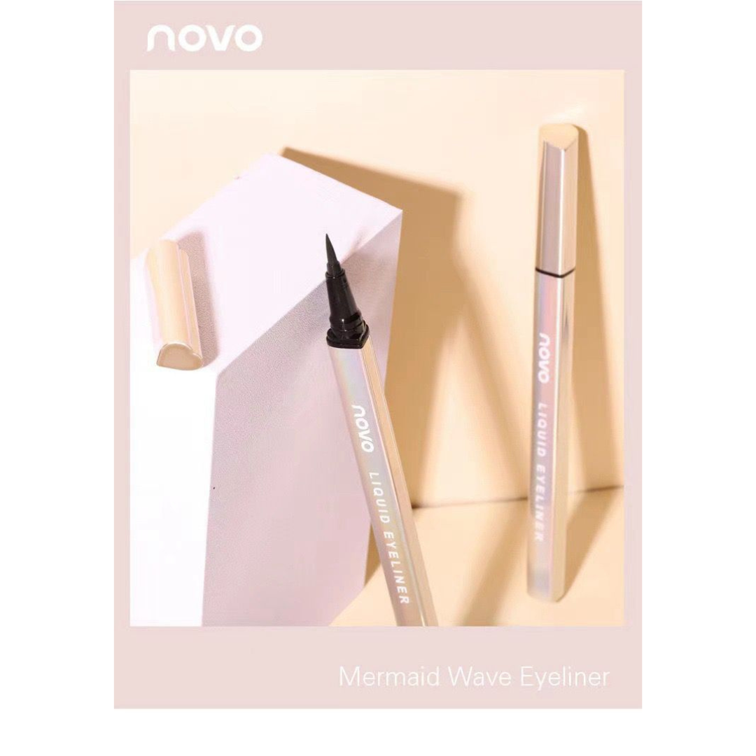 NOVO Mermaid Waterproof Eyeliner Pencil – Smudge-Proof, Long-Lasting, Quick-Drying Fine Tip